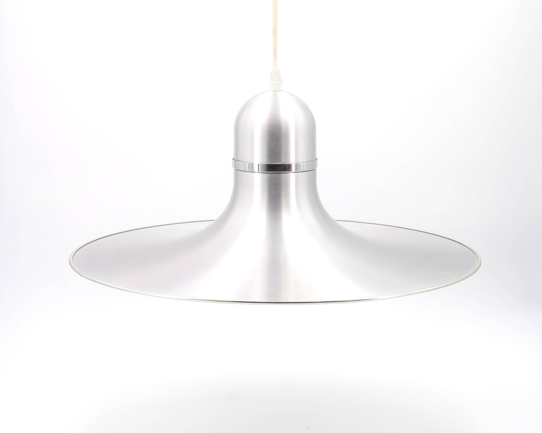 Suspension Ufo en aluminium, Scandinave années 70