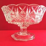Crystal cup solid vintage centerpiece