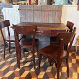 Bistro table and 4 chairs set