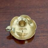 Swedish brass candleholder