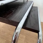 Rare Bauhaus chrome Nesting Tables B9, Marcel Breuer-1940s