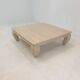 Table basse en travertin italien "Opium", années 1980.