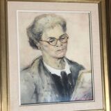 Autoportrait à l’aquarelle par Renée Prinz