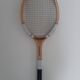 Vintage wooden tennis racket