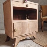 Old and pretty bedside table