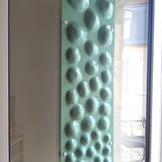 Decorative vintage plastic bubble plate - design Trema-Platte optical art