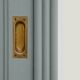 Parisian Art Deco wardrobe with sliding doors.