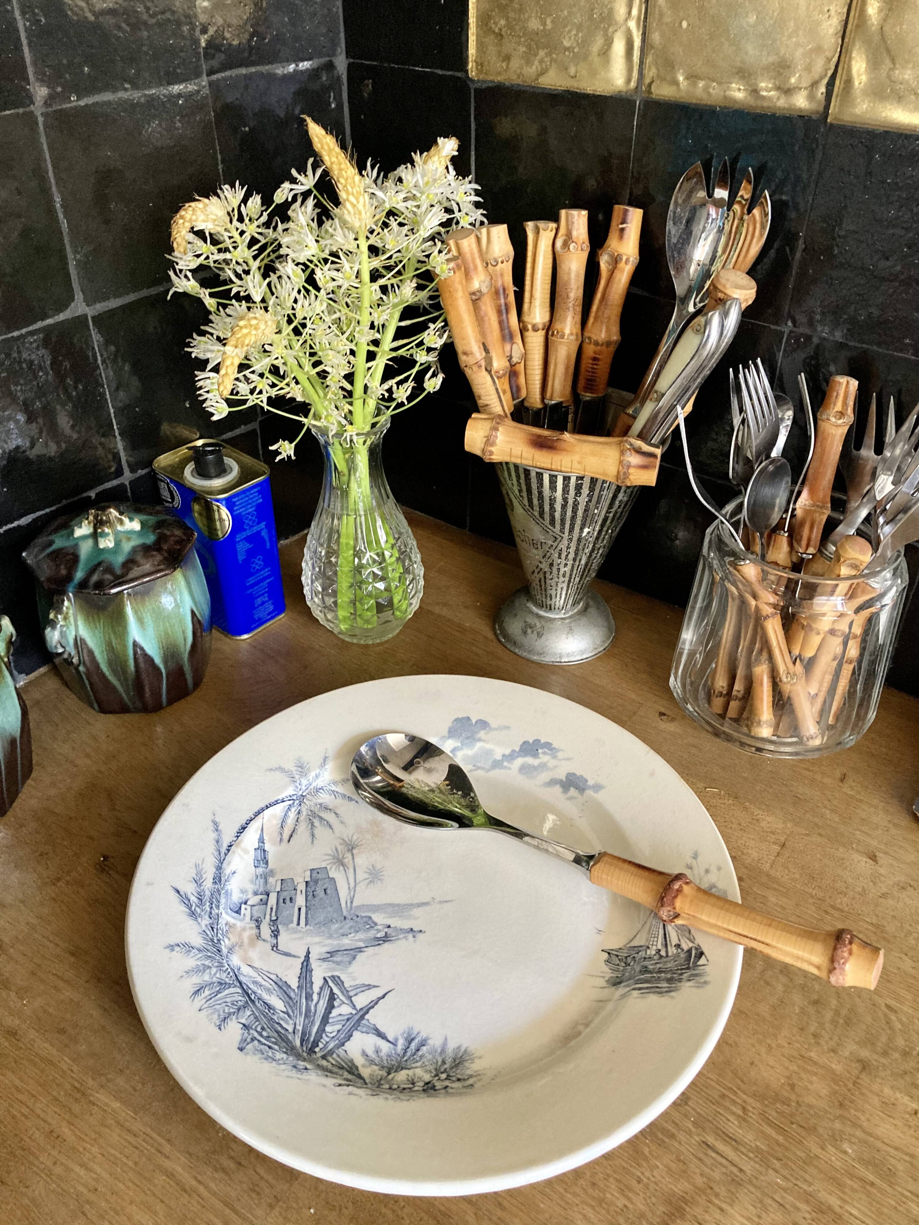 Serving dish gien revues d'orient