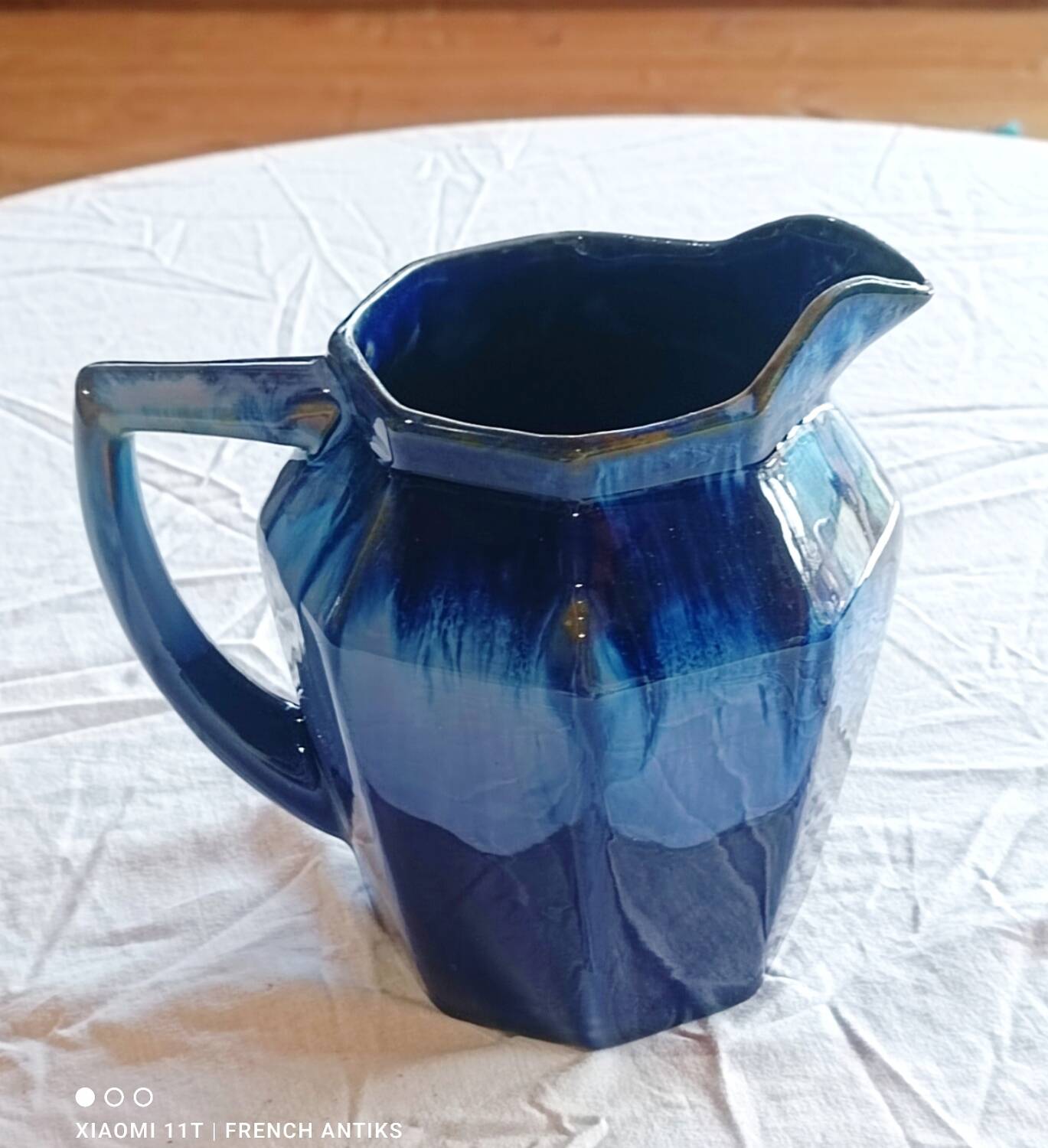 Carafe, pitcher, in French porcelain, early 20th century, 1930