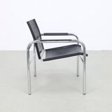 Fauteuil « Klinte » en cuir par Tord Björklund pour Ikea, années 1980