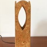 Vintage cork lamp 70s