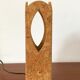 Vintage cork lamp 70s
