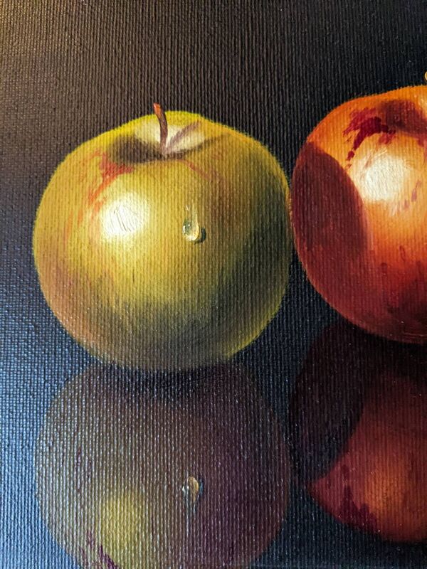 Nature morte huile sur toile tableau contemporain décoration campagne