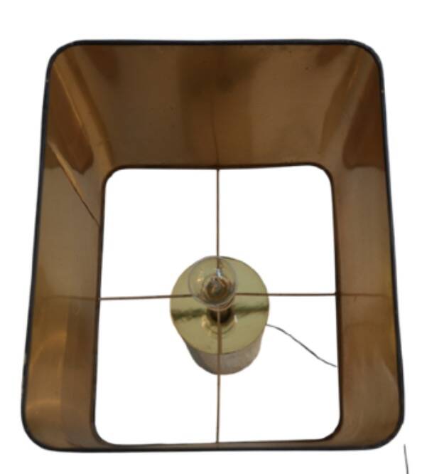 Lampe en laiton doré