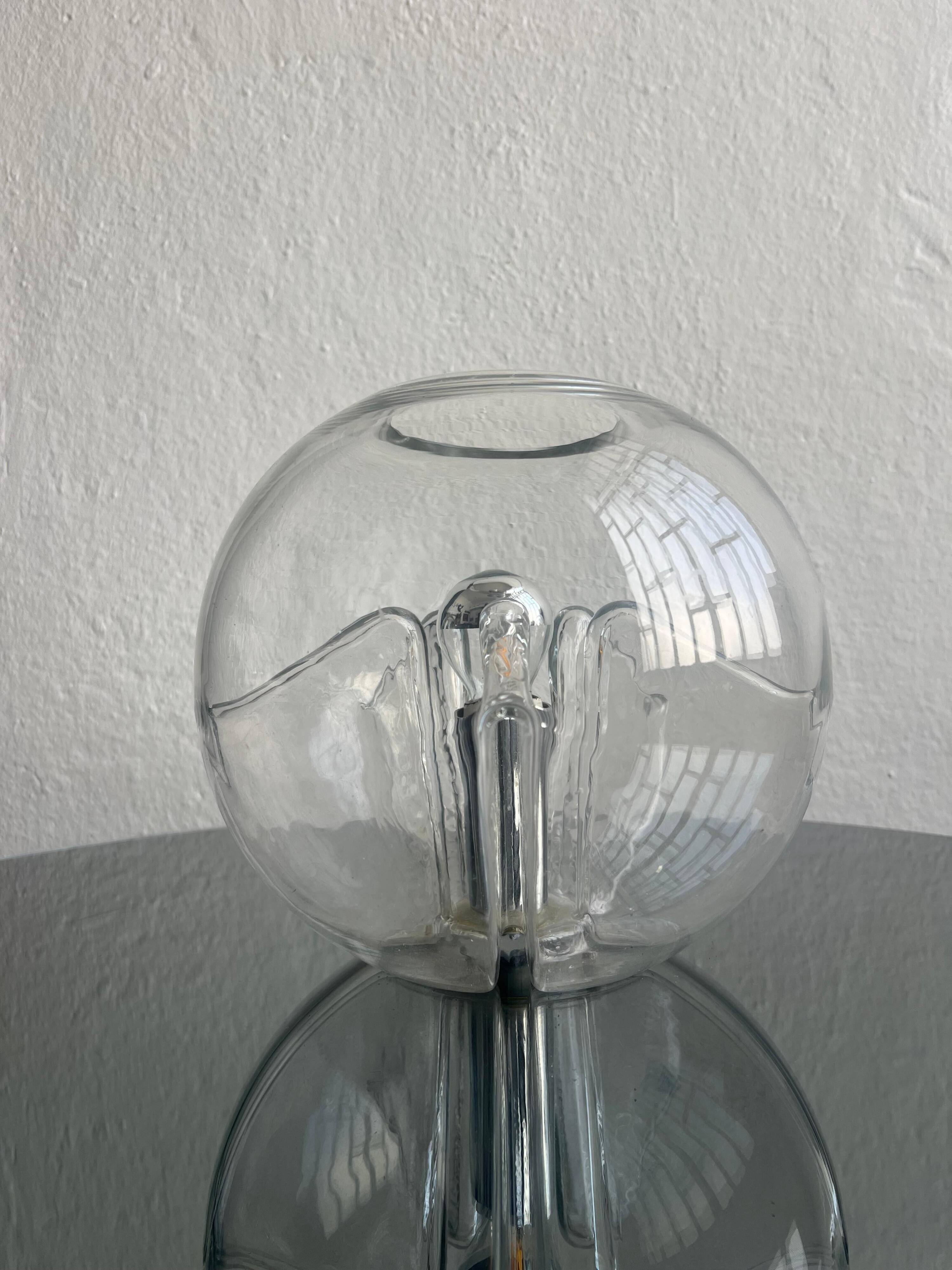 Rare Pair of table/bedsidetabe lamps by Toni Zuccheri for VeArt,  1970's