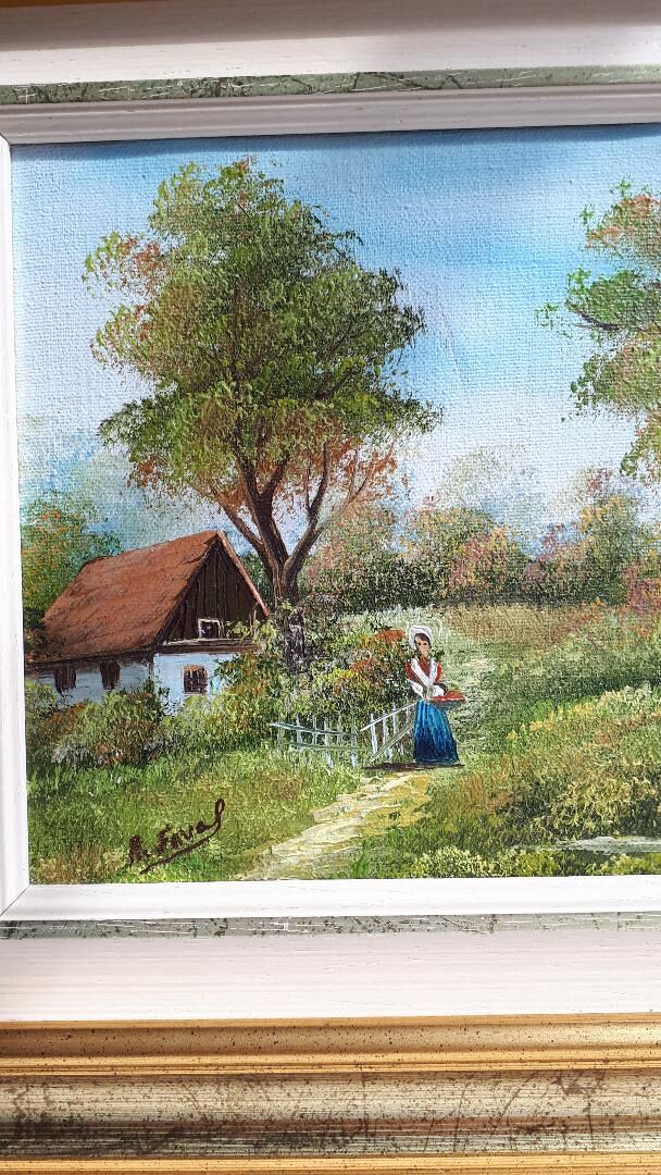 Landscape country painting