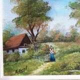 Landscape country painting