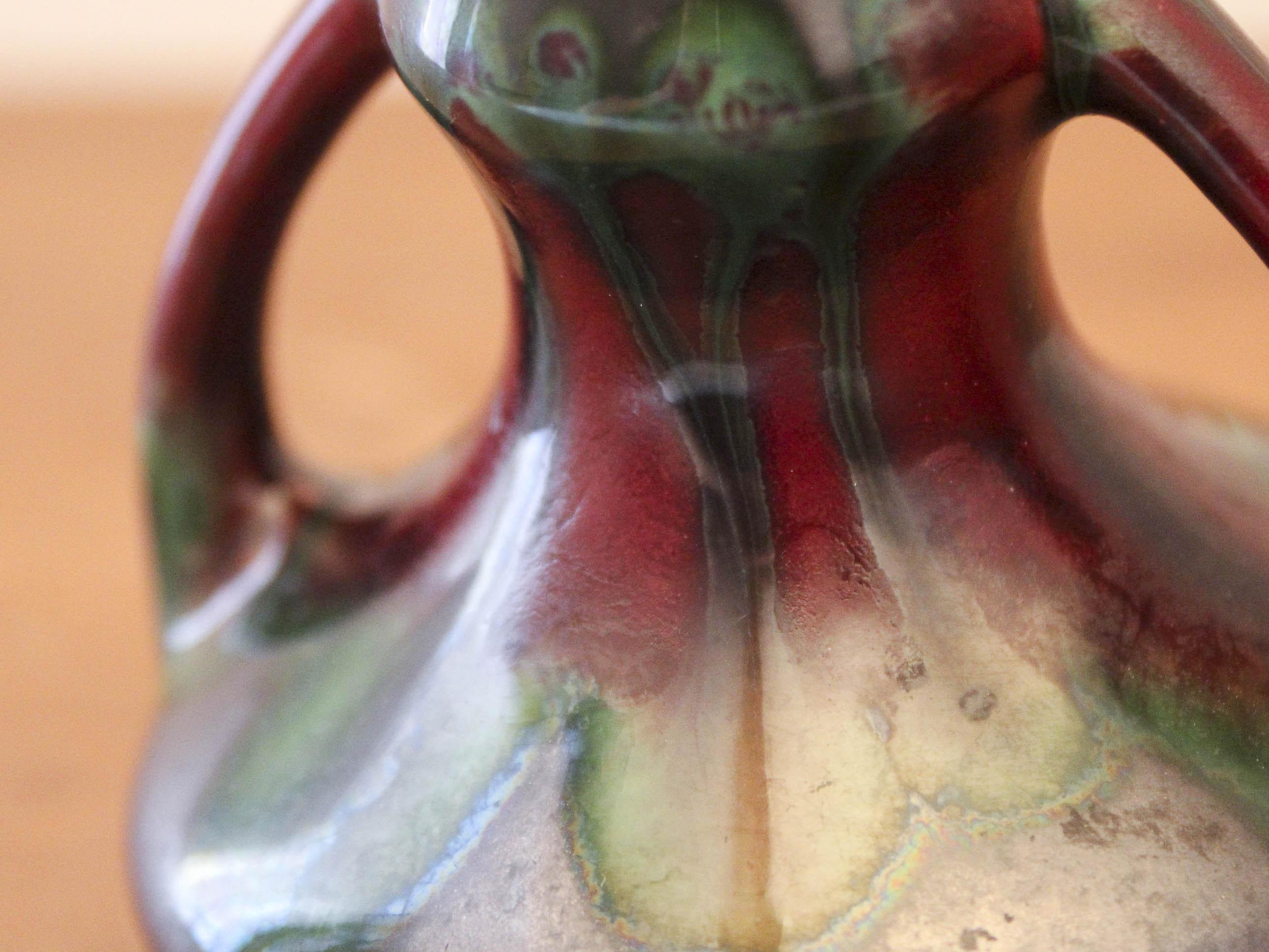 Art Deco vase from the Faiencerie de Thulin Belgium