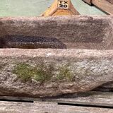 Breton granite trough XIXth -88x49cm