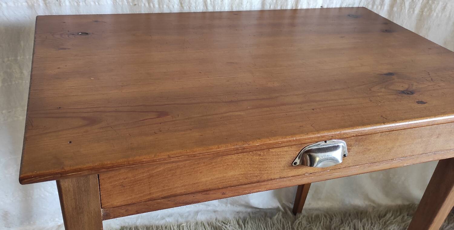 Vintage solid wood desk - mid. 20th century
