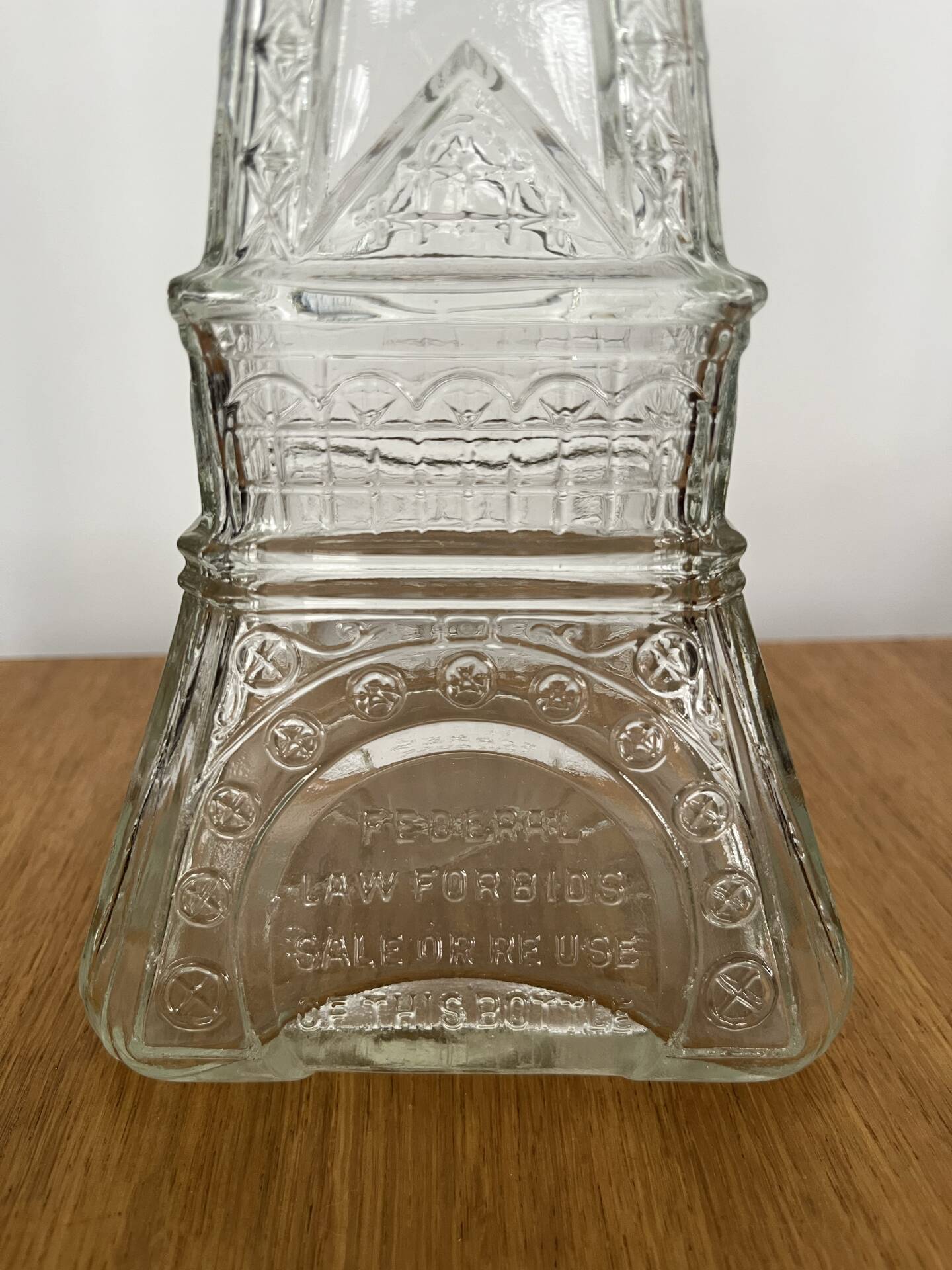 Vintage liqueur bottle "Eiffel Tower"