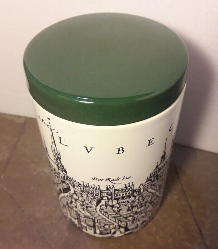 Ceramic spice jar Villeroy and Boch Mettlach Lubec, Germany
