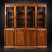 Display cabinet/bookcase, english style, second half of the 20th century