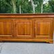 Buffet enfilade merisier massif 3 portes 3 tiroirs Louis Philippe