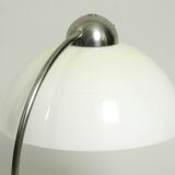 Large Mid Century metal table lamp with plastic shade by Schanzenbach Germa