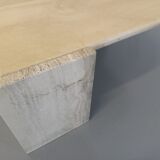 Vintage travertine coffee table from the 70s