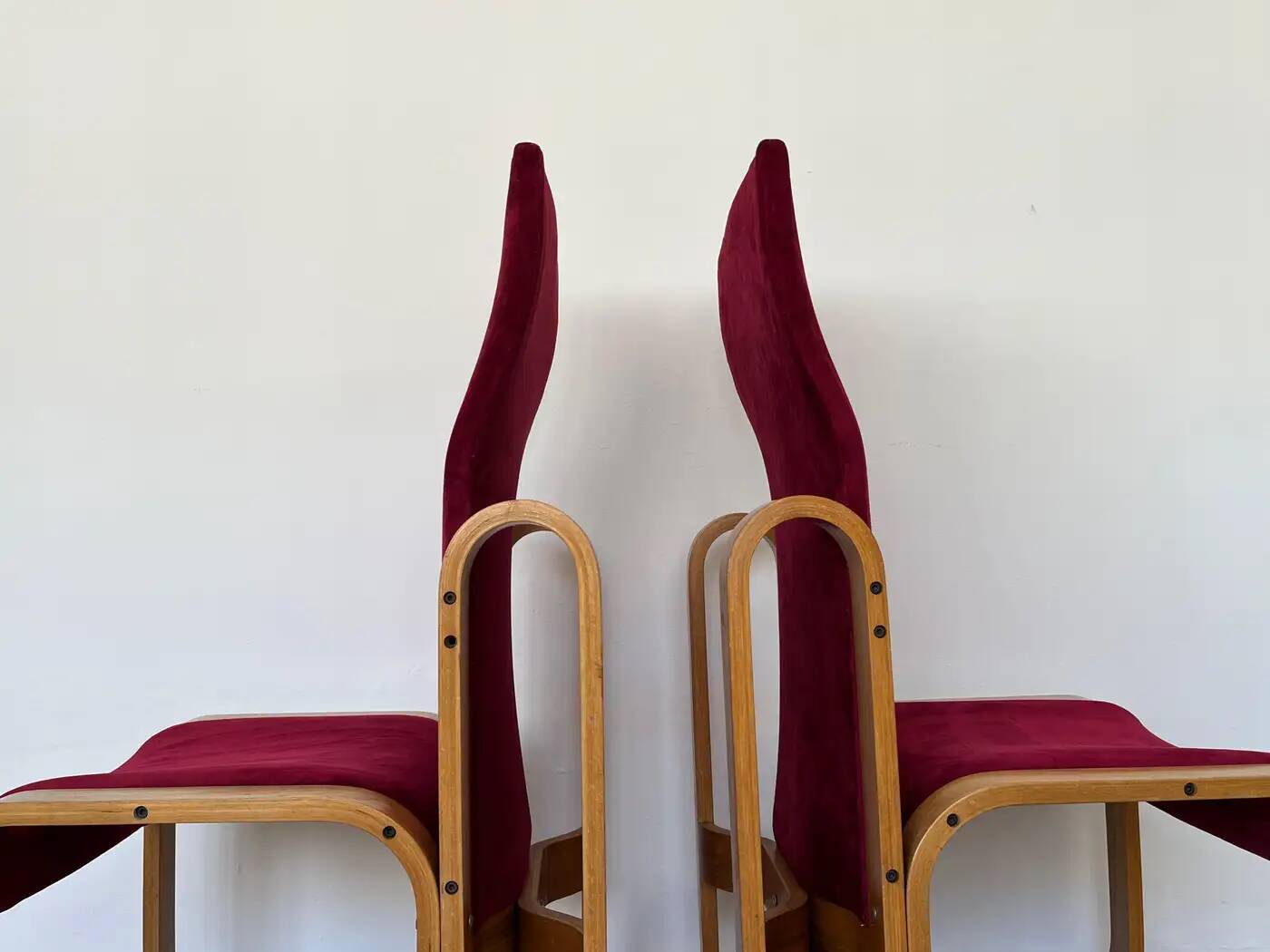 Rare chairs by Jan Bočan for the Czechoslovakian Embassy in Stockholm, 1972