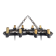 Renaissance style wrought iron chandelier