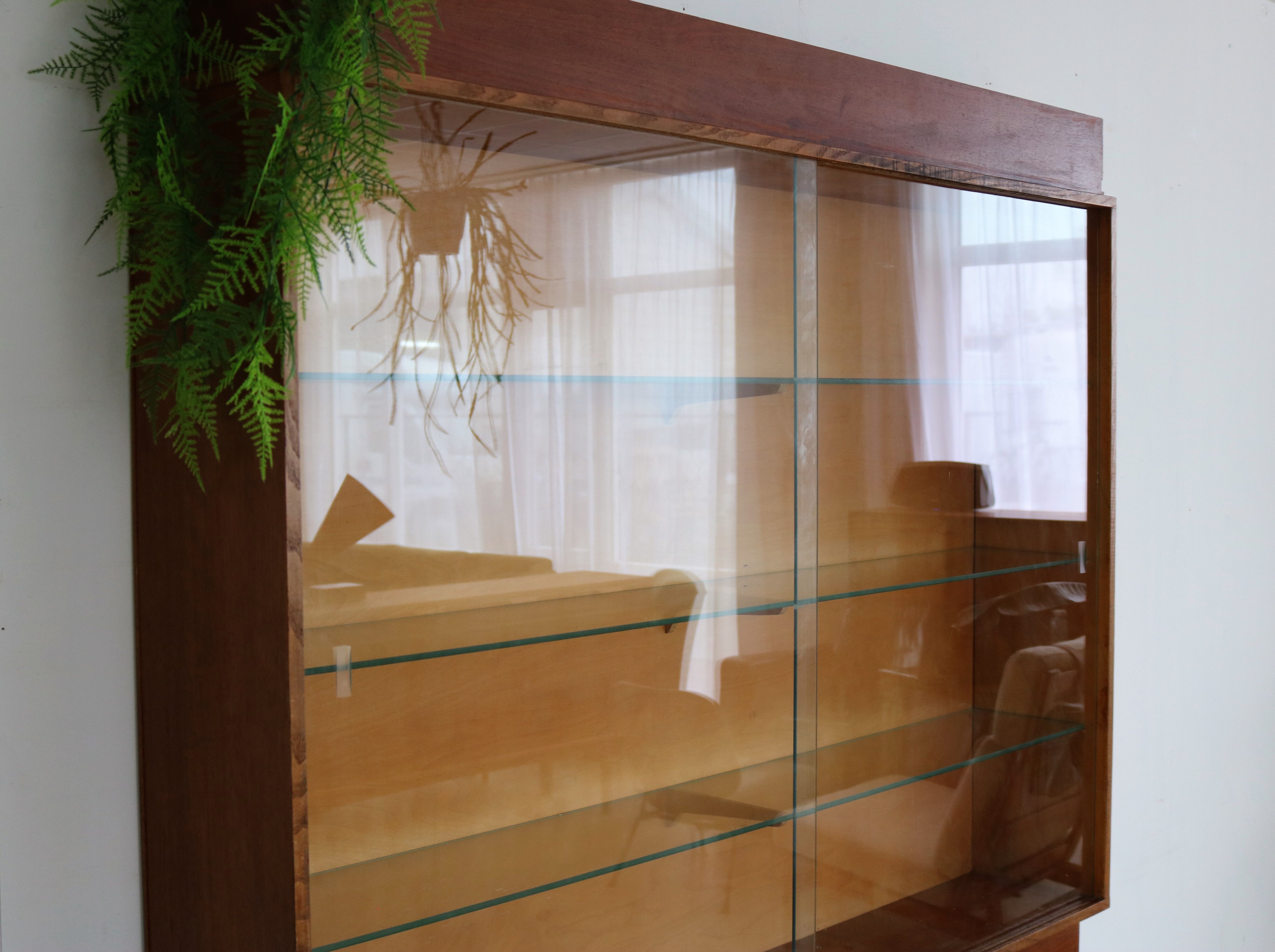 vintage display cabinet