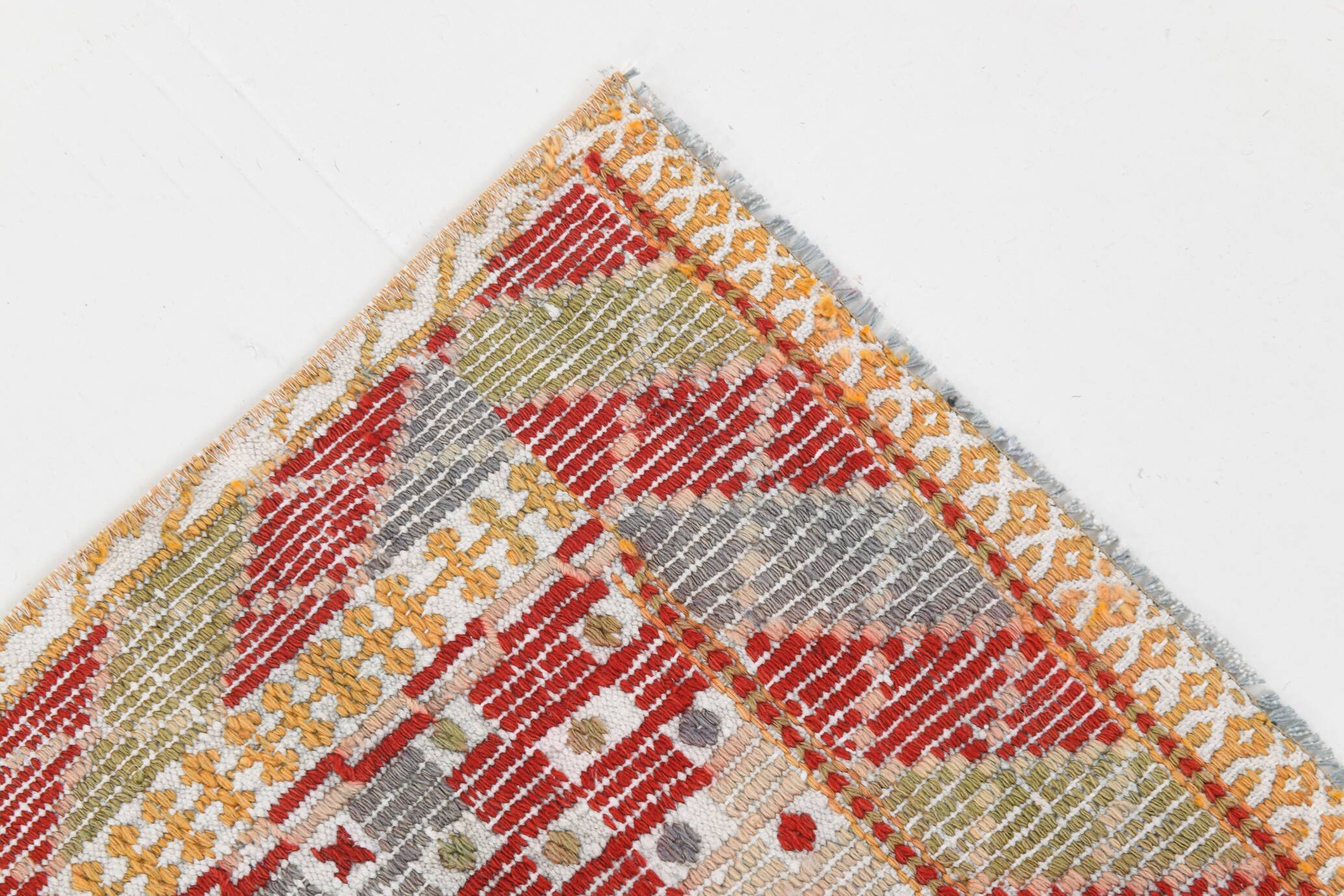 6x10 Scandinavian Vintage Kilim Rug, 200x312Cm