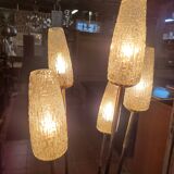 Lampadaire vintage des années 60 , 5 lumières