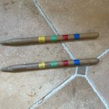 Complete and vintage croquet game