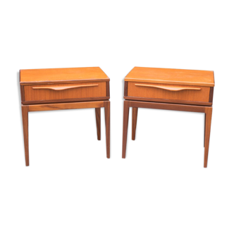 Pair of danish nightstands