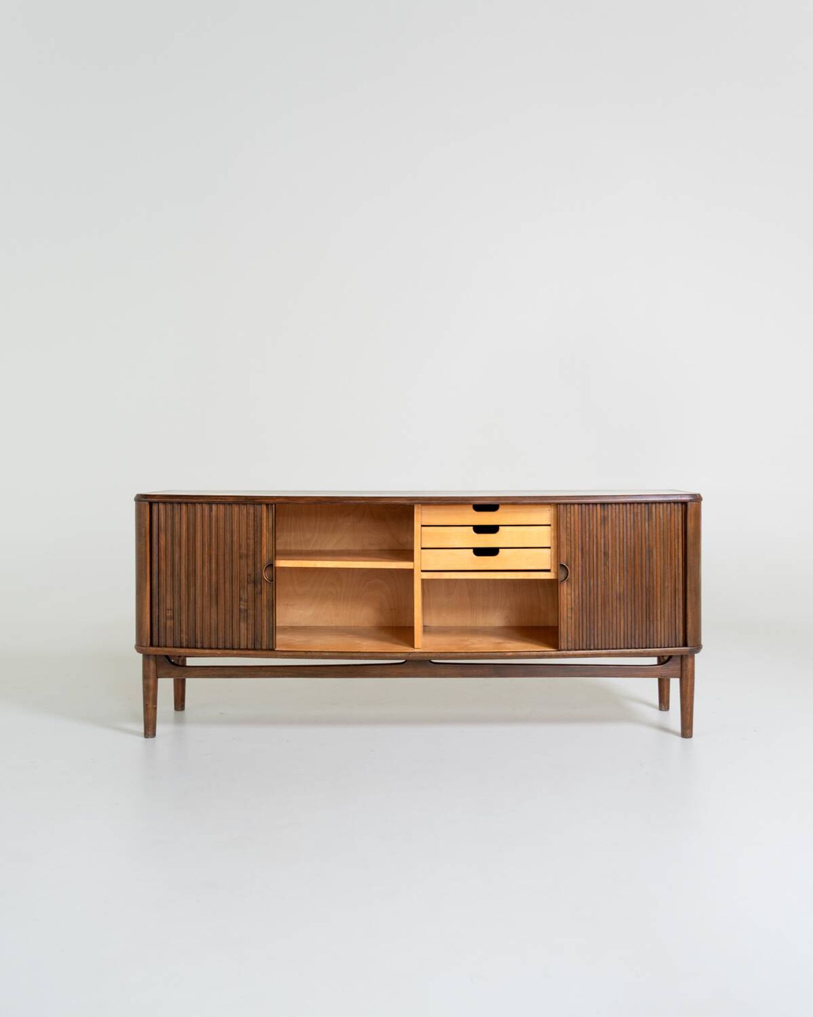 Walnut sideboard by Kurt Olsen for Andersen & Bohm, Denmark, 1950s