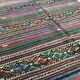 Tapis Kilim turc à rayures neutres