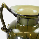 Art deco glass vase by Vittorio Zecchin for Cappellin Venini, 1920s