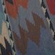 Vintage Turkish kilim handwoven 193x193 cm