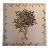 tapestry of foliage in a Medici vase
