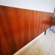 Scandinavian teak headboard – 1960s – Integrated bedside tables