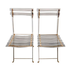paire de chaises pliantes