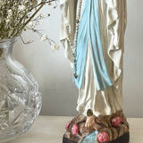 Vierge Marie polychrome 1940/1960.