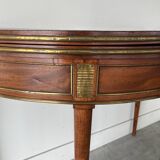 Console demie Lune - table à jeux