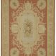 Handmade European Vintage Aubusson Kilim 295 cm x 431 cm