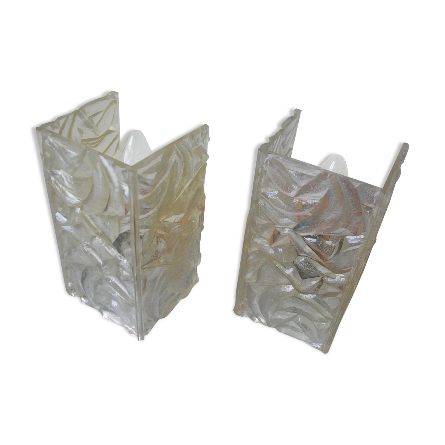 Old pair of wall lights 1970