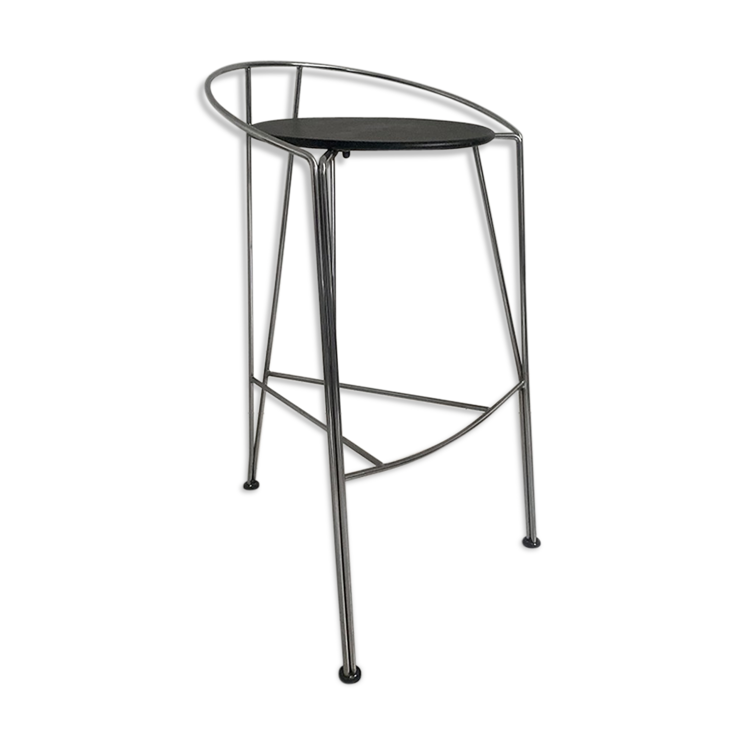 Bar stool half moon design Pascal Mourgue from the 80's