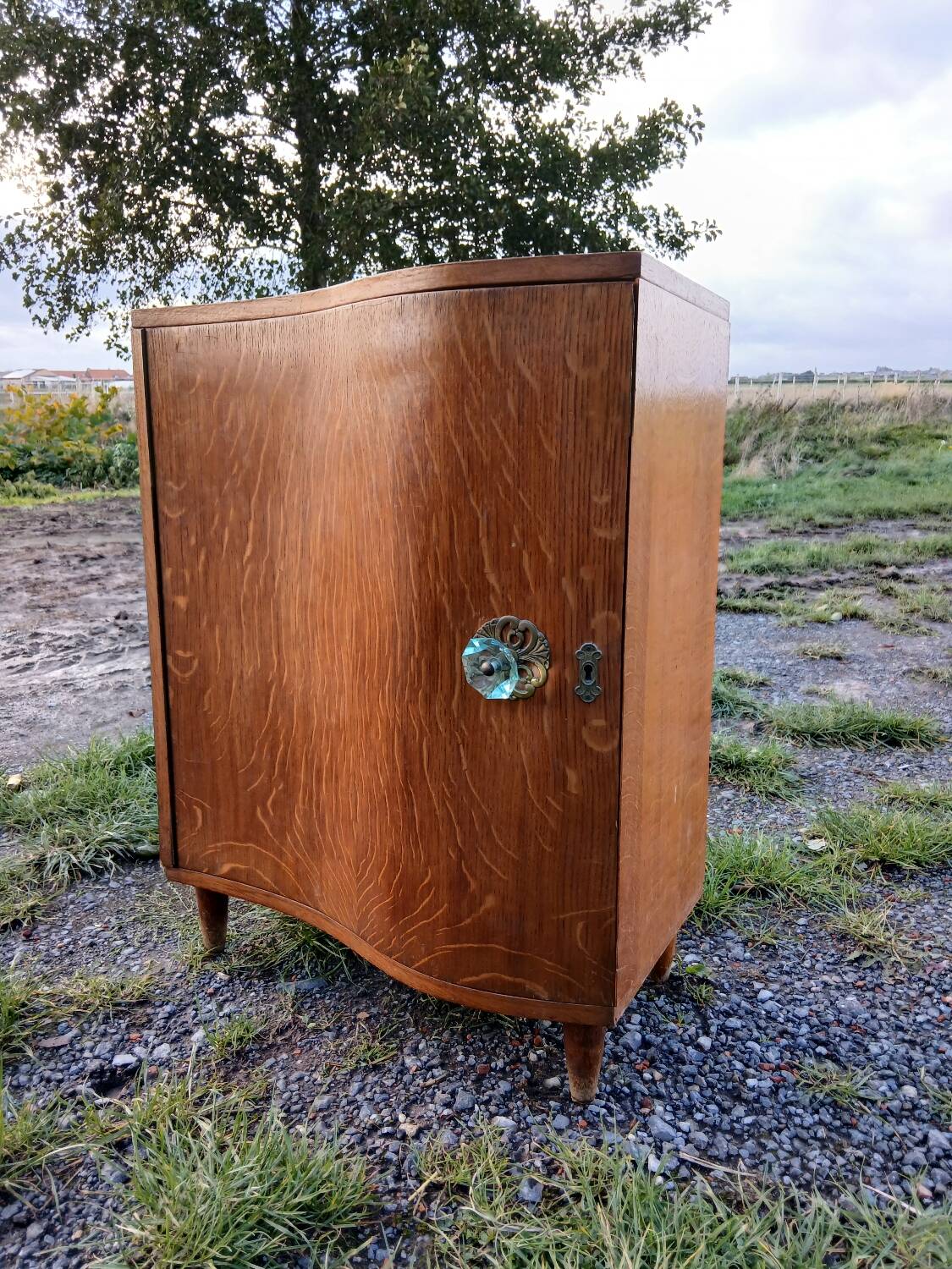 Antique bedside table